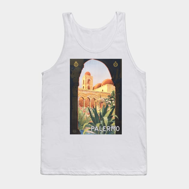 Palermo poster by Stab A. Marzi (1920) Tank Top by WAITE-SMITH VINTAGE ART